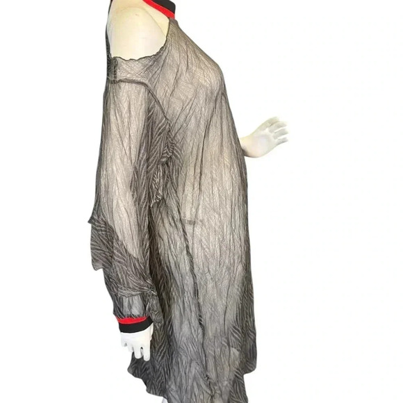 Tov Los Angeles RUFFLED SHEER DRESS    #302 - Picture 6 of 15